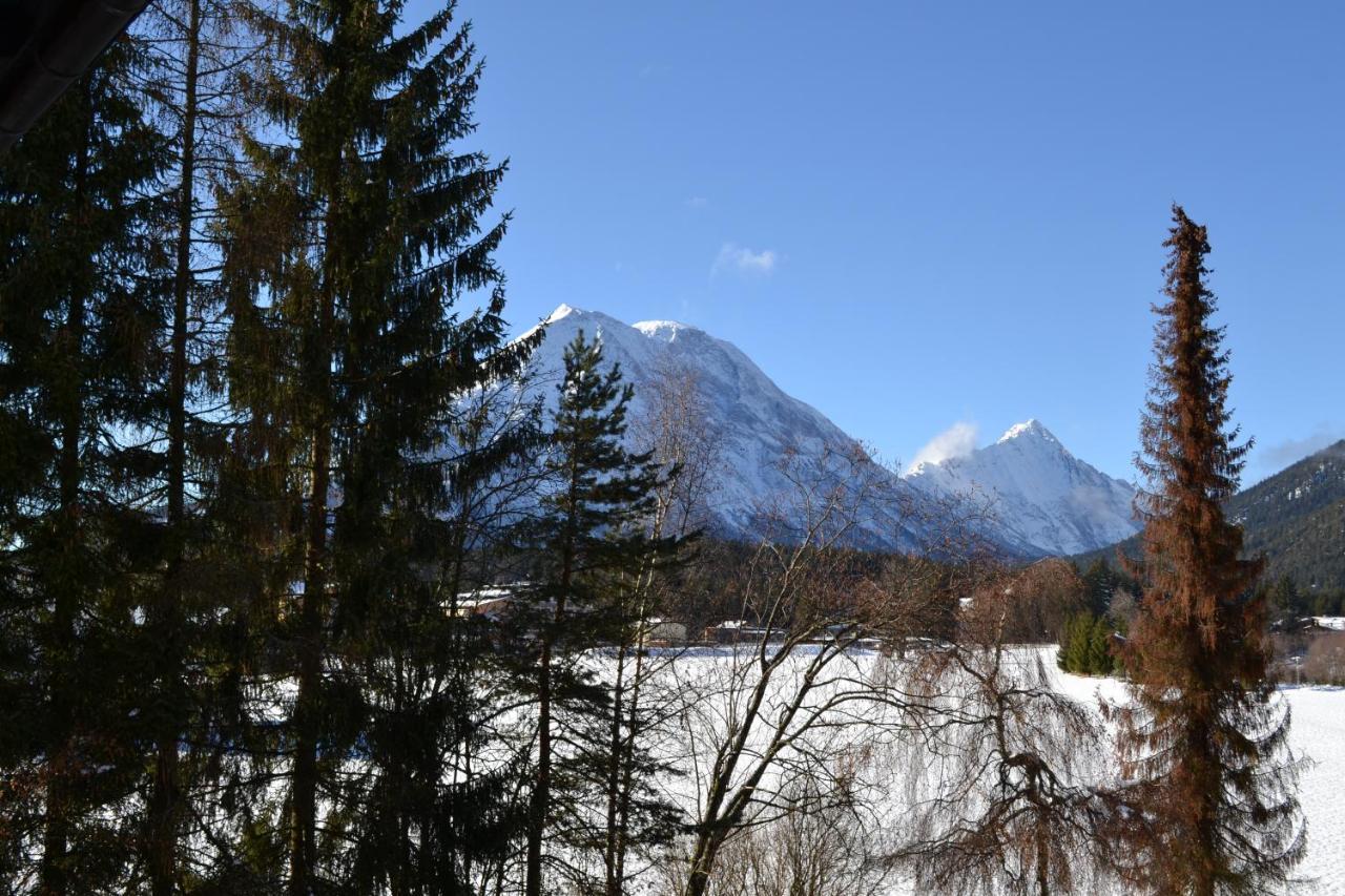 Ferienwohnung Andys Bergblick Leutasch Exterior foto