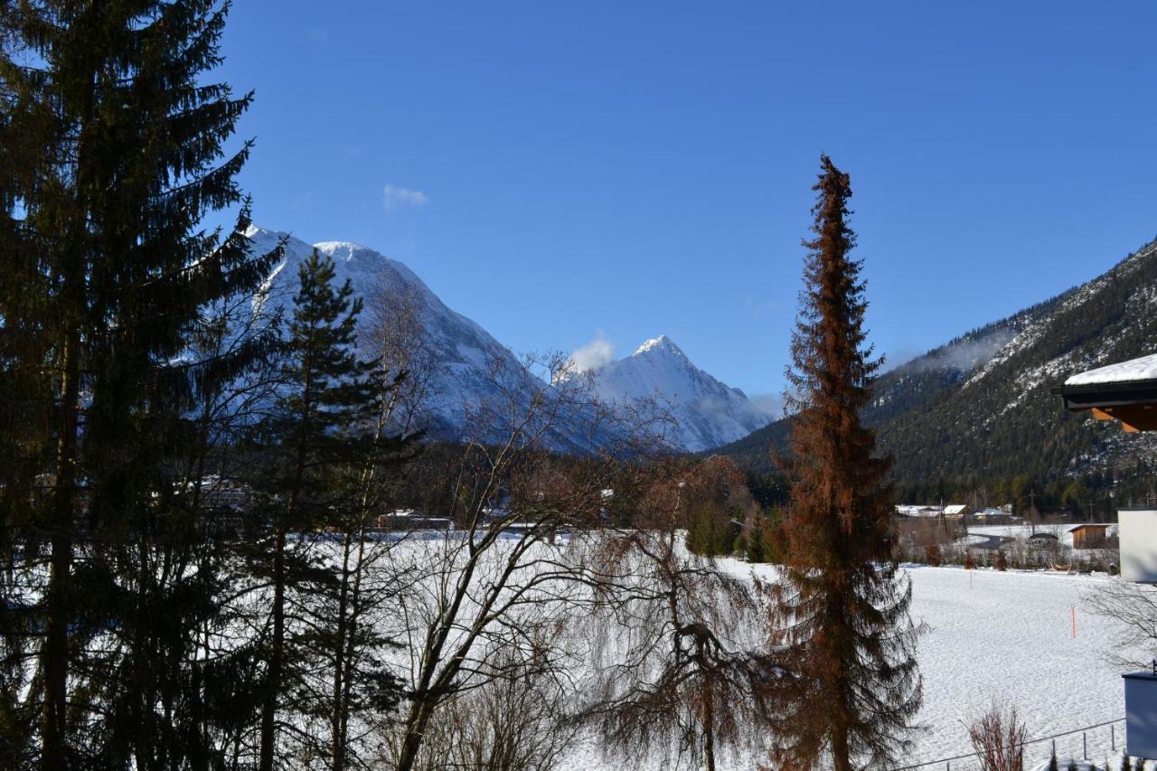 Ferienwohnung Andys Bergblick Leutasch Exterior foto