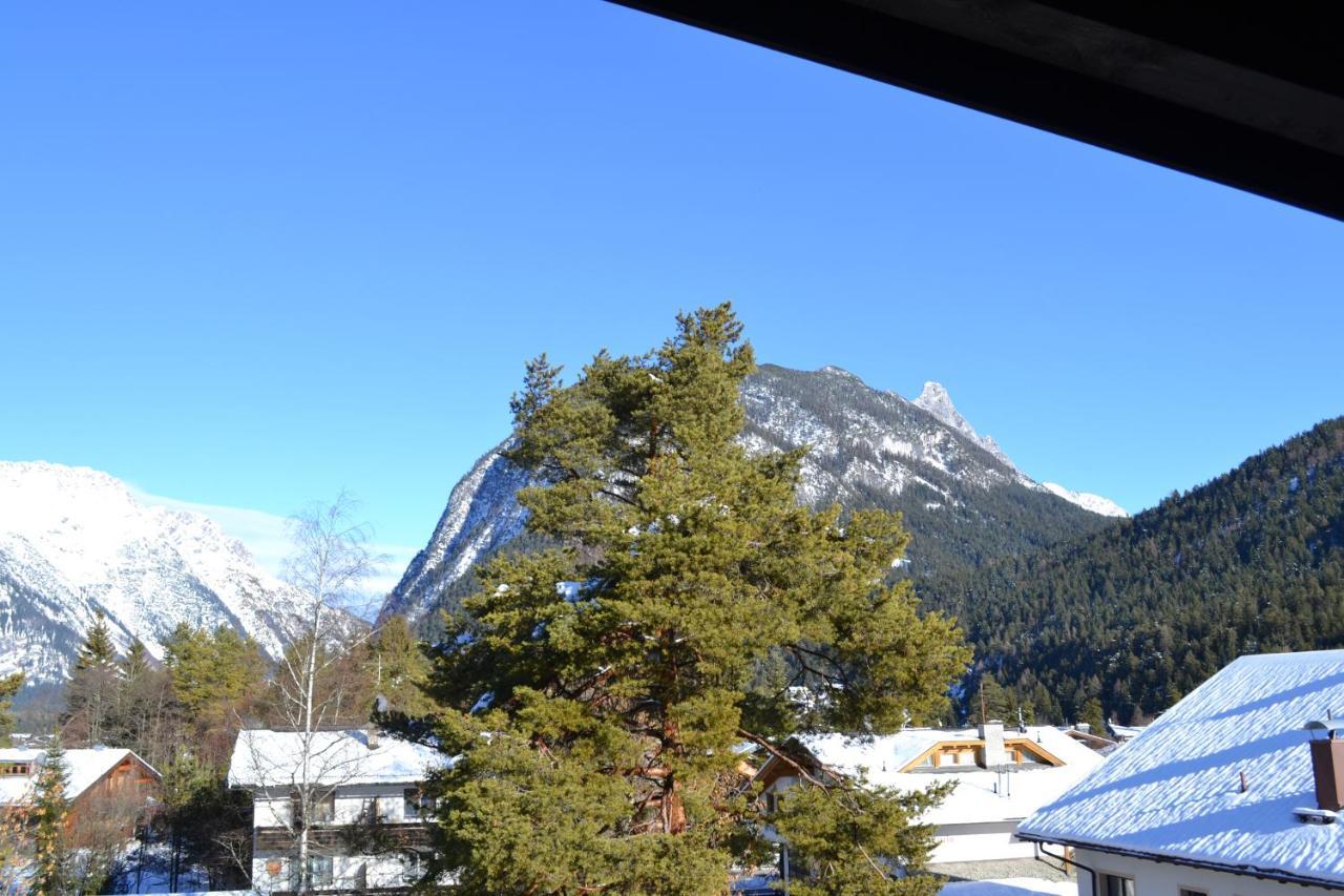 Ferienwohnung Andys Bergblick Leutasch Exterior foto